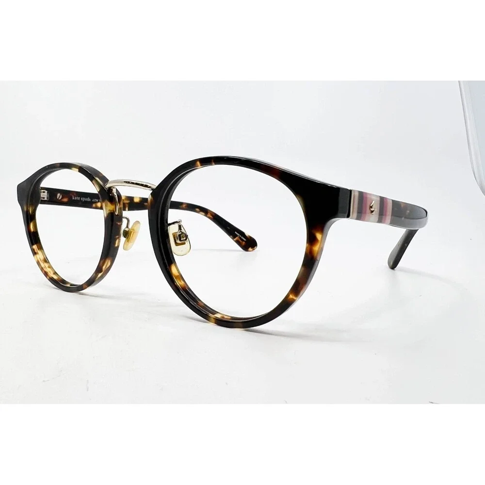 Kate Spade Eyeglasses Womens Brown Tortoise Agnessa/F Round Frames 086 145